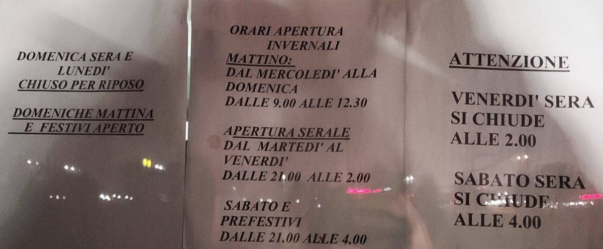 Menu di Damassa Panificio e Pasticceria 