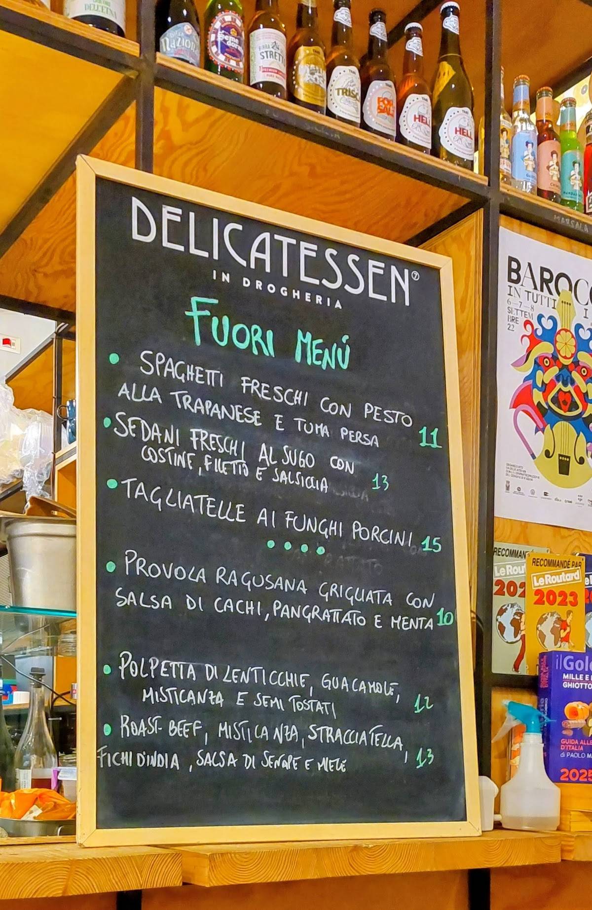 Menu di Delicatessen 