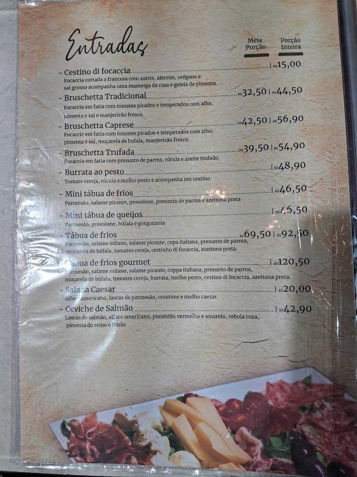 Di Bello Pizzeria cardápio