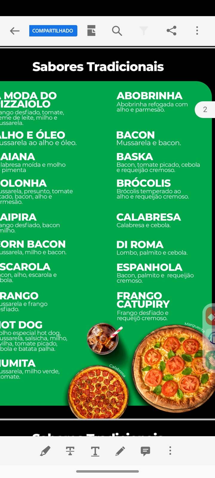 Di Roma Pizza cardápio