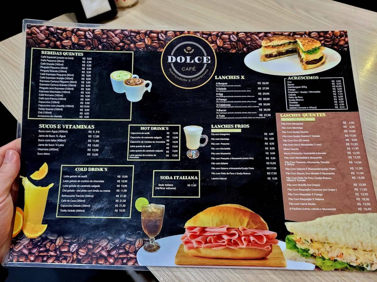 Dolce Café Panificadora E Confeitaria cardápio