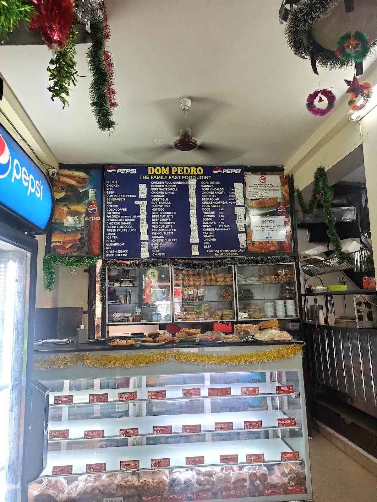 Dom Pedro menu
