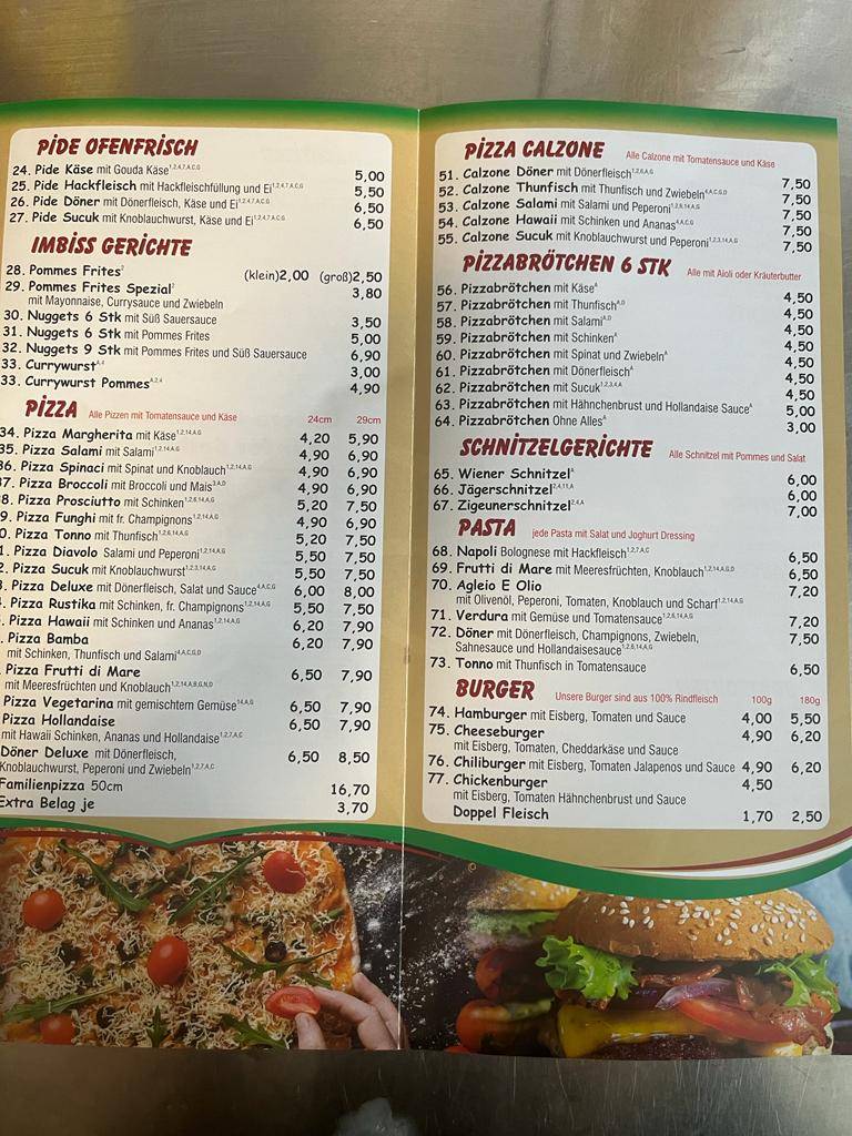 Speisekarte von Döner Deluxe, Hagen
