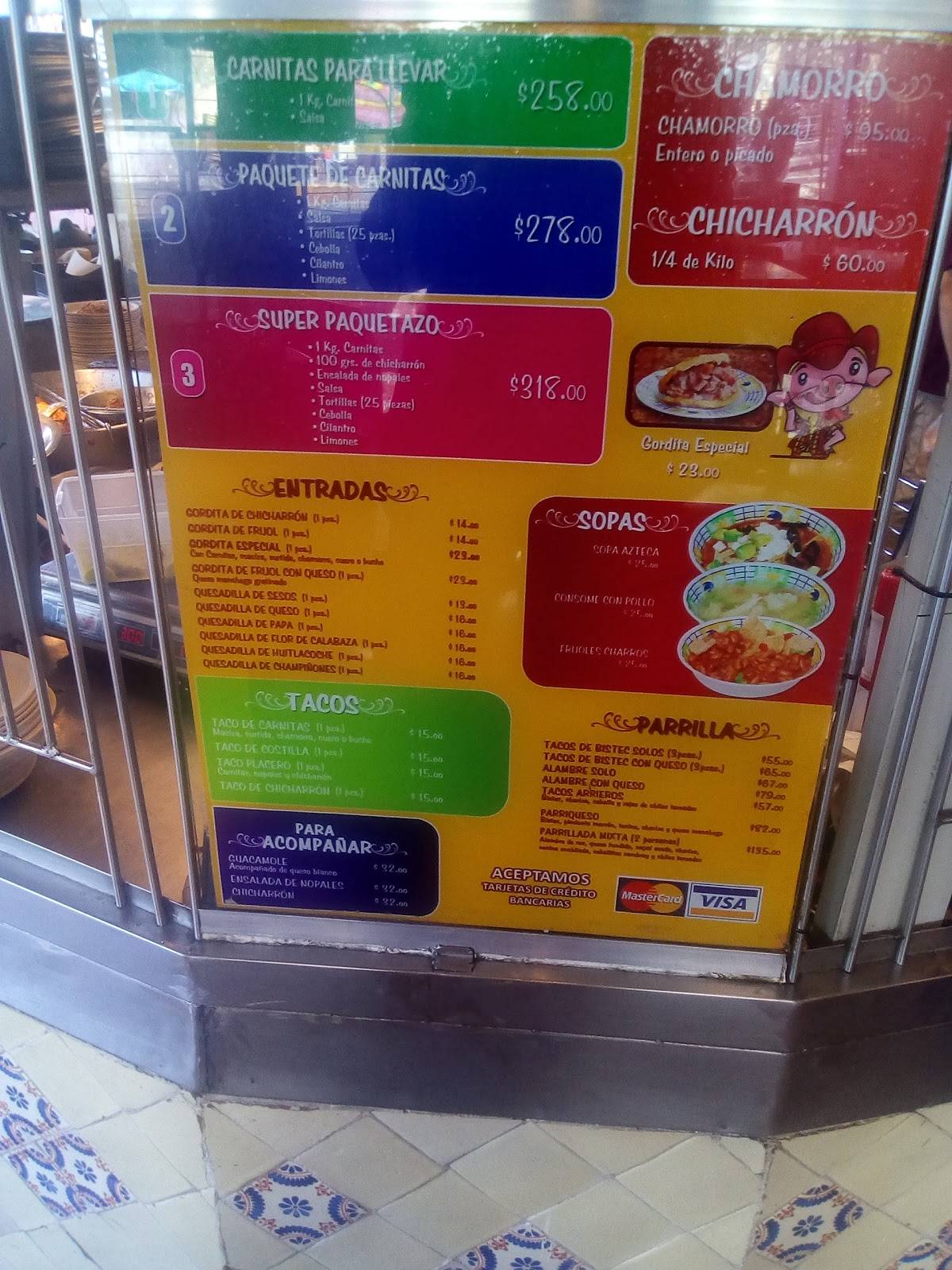 Carta Del Restaurante El Kioskito Ciudad Del M Xico Balderas