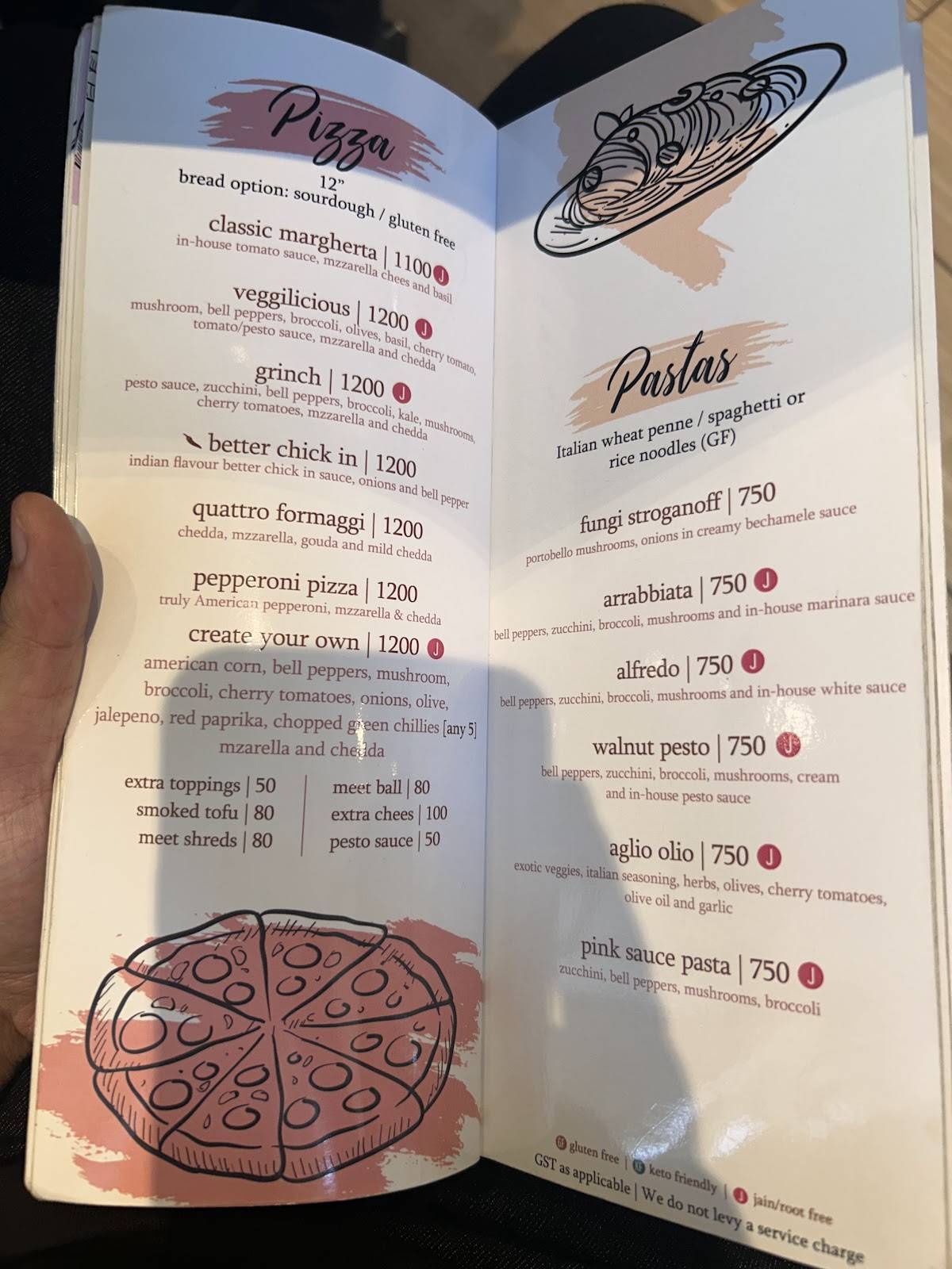 Earth Cafe @ Juhu menu