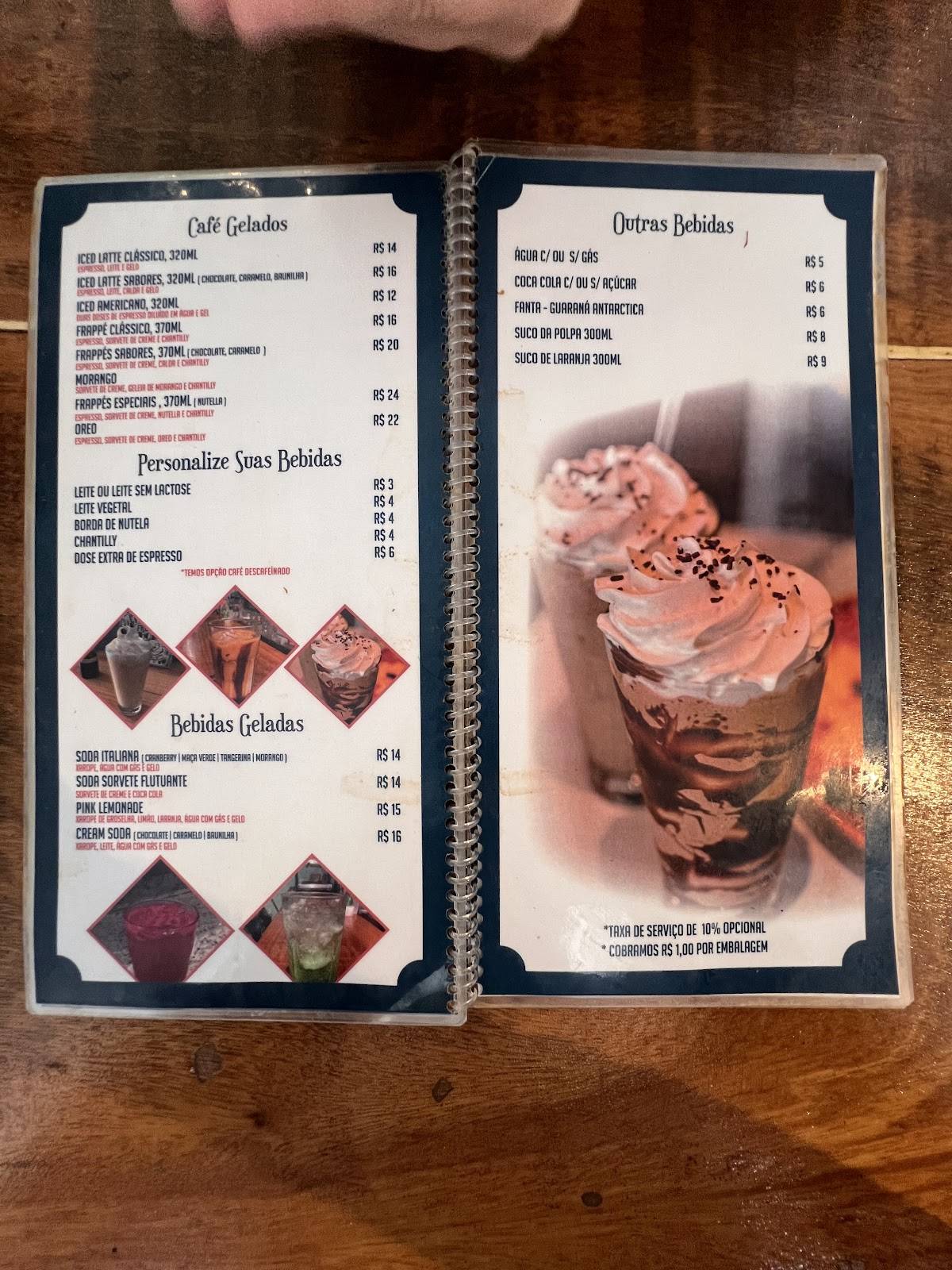 East Coast Coffee Bar cardápio