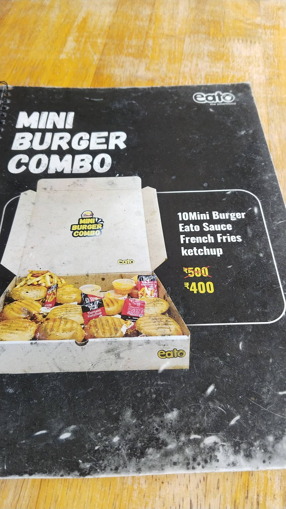 Eato Restaurant menu
