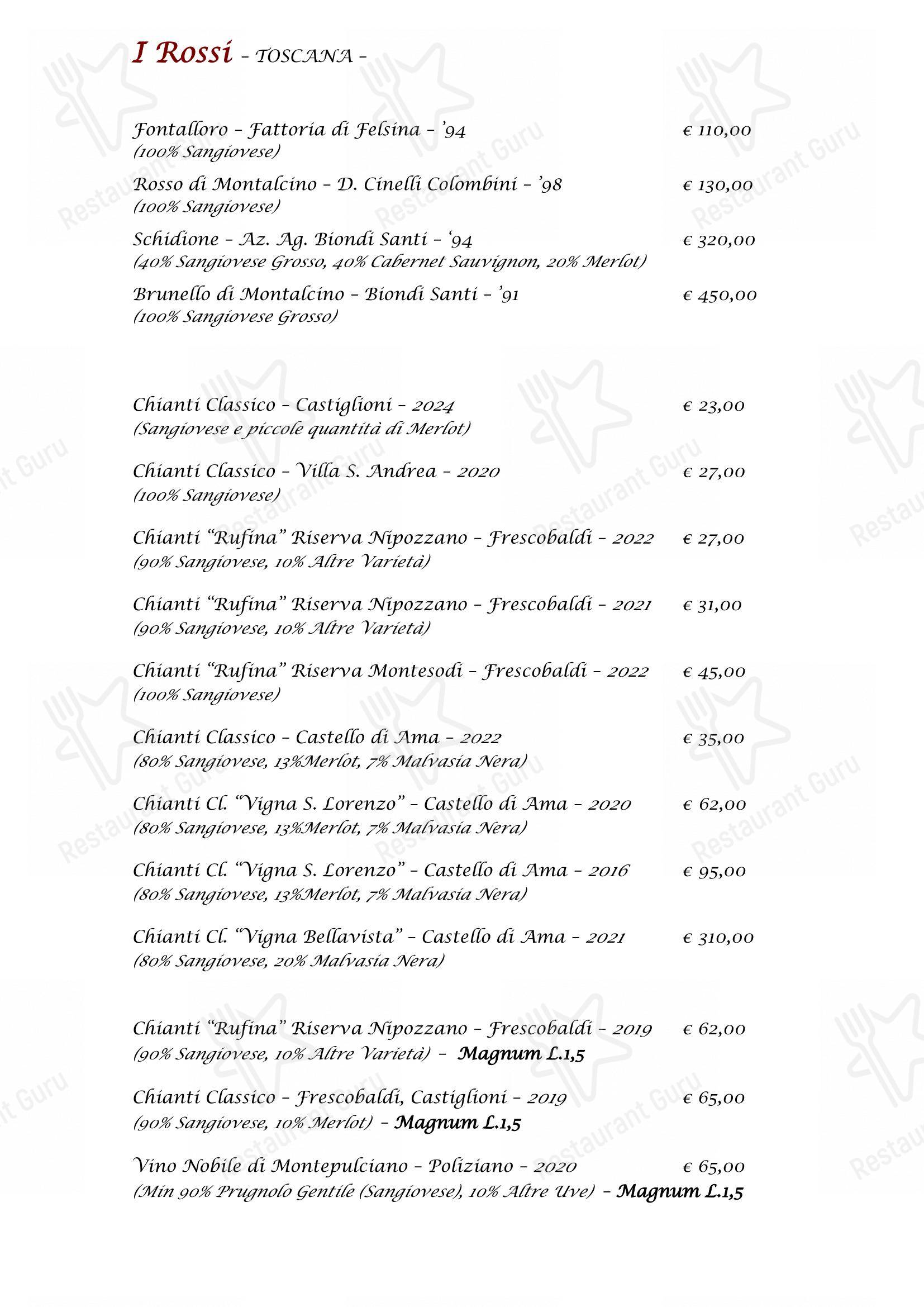 Menu bar per Edelweiss Stube in Sappada