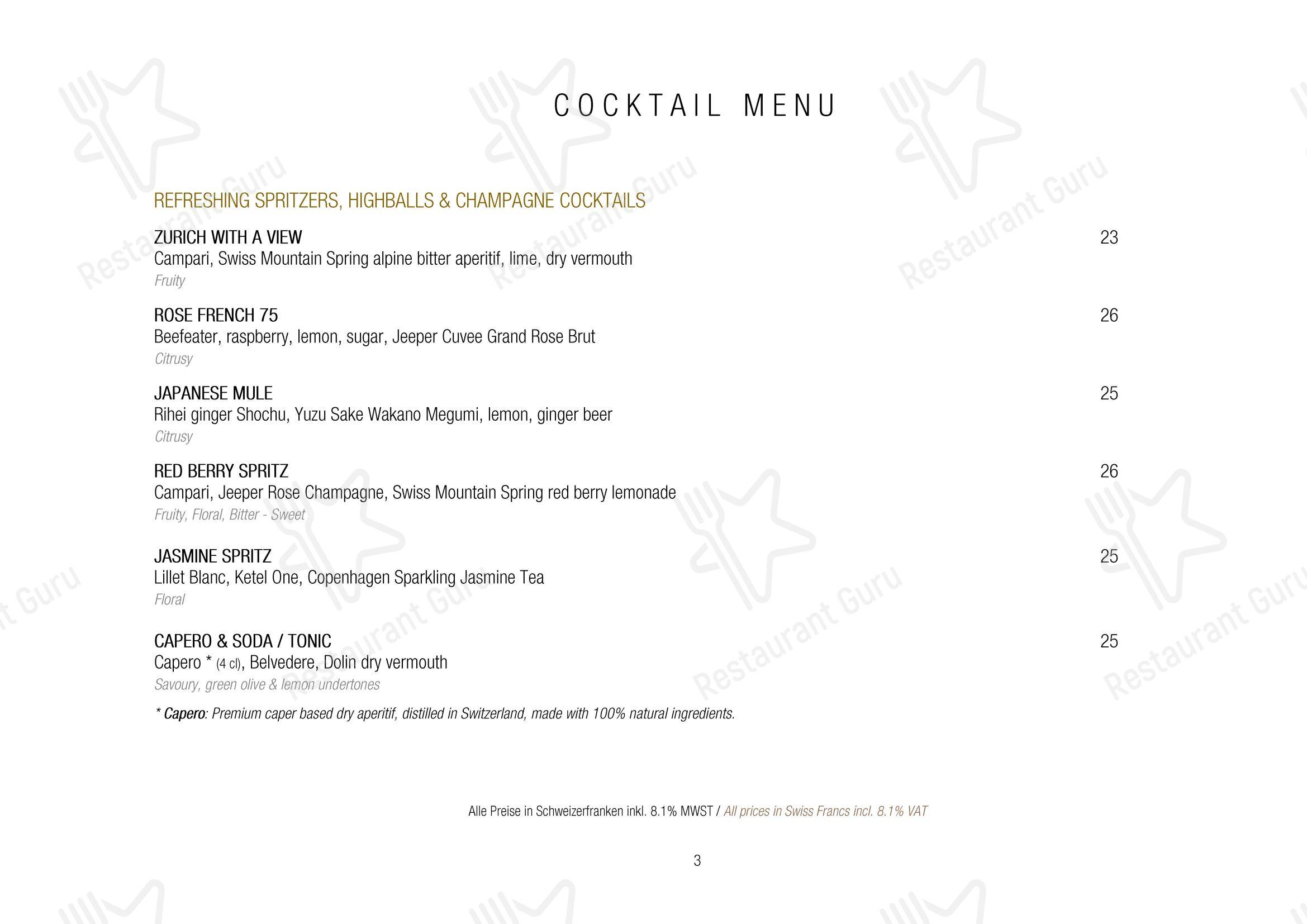 Menu di Eden Kitchen & Bar - Основное меню