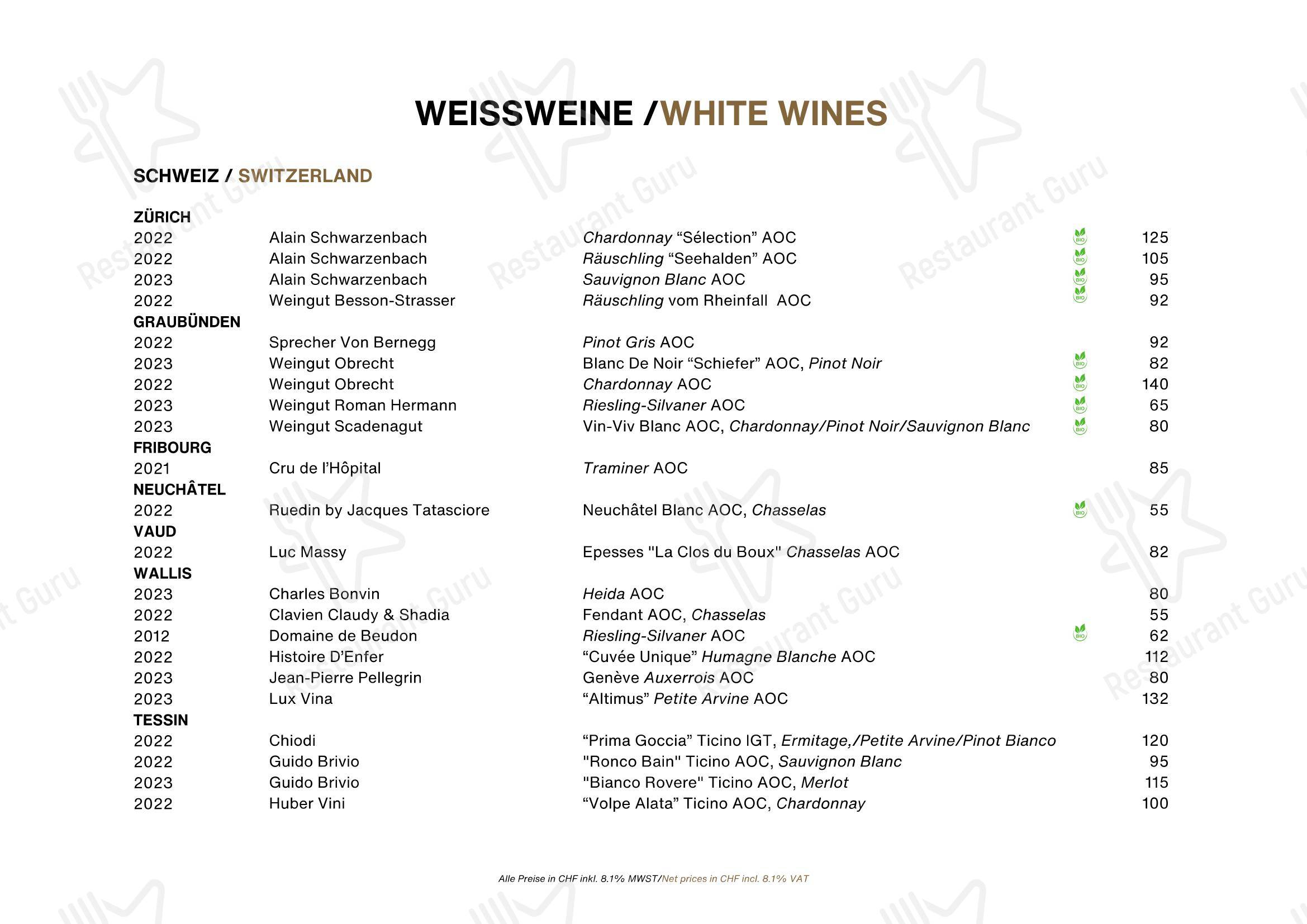 Menu di Eden Kitchen & Bar - Lunch Menu