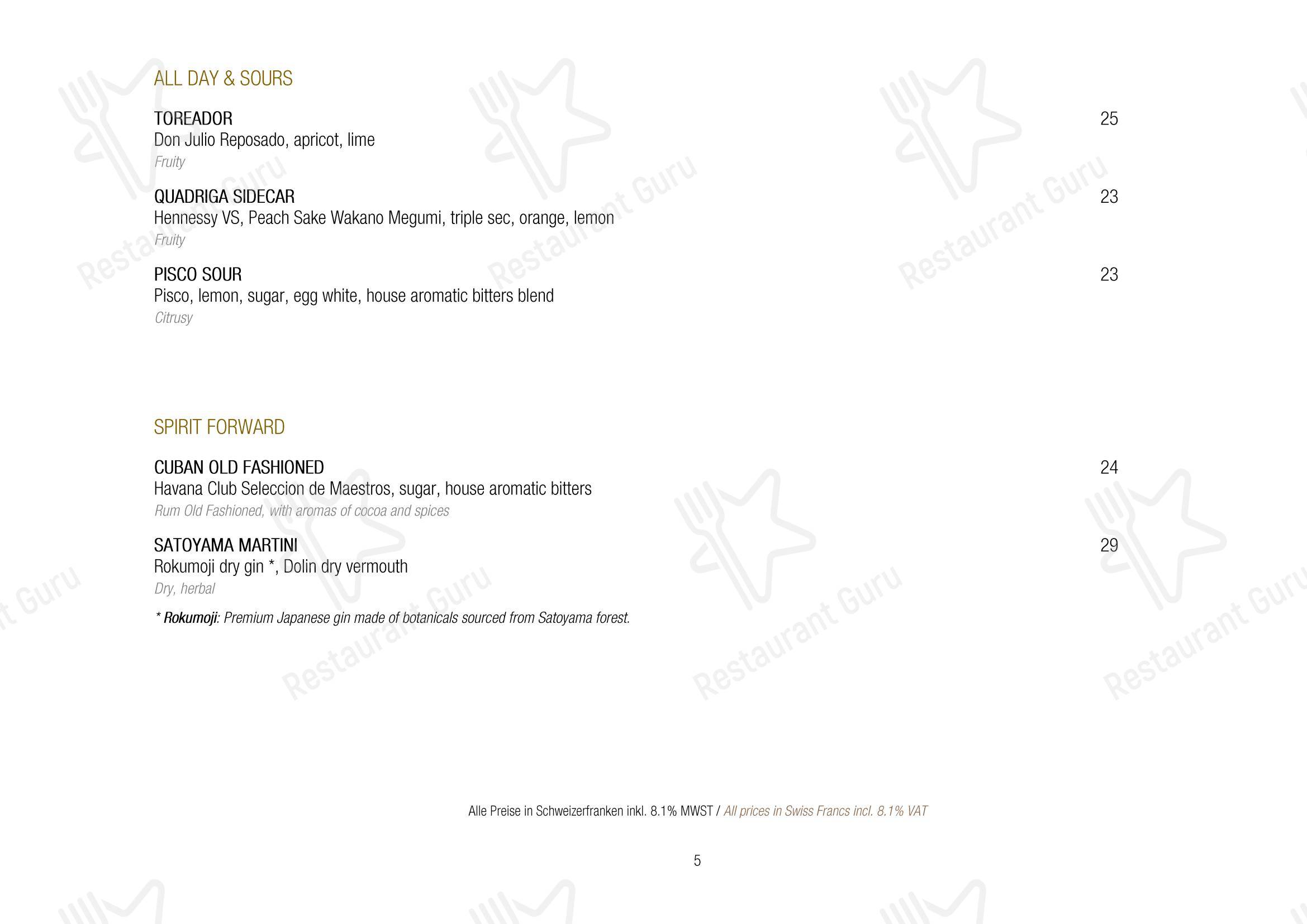 Основное меню per Eden Kitchen & Bar ristorante