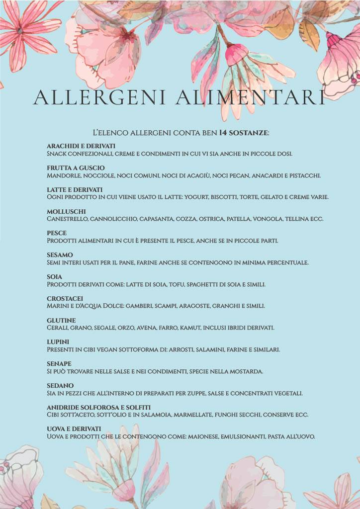 Menu di Enjoy Vomero 