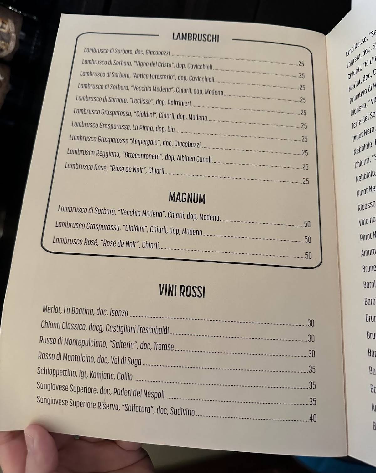 Menu di Enoteca Al Duomo 