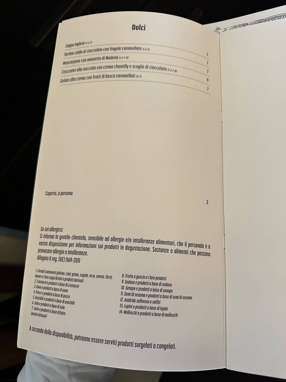 Menu di Enoteca Al Duomo 