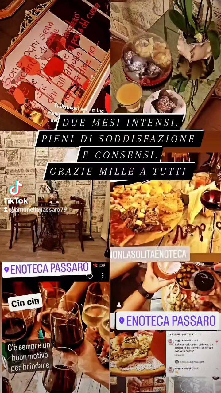 Menu di Enoteca Passaro 