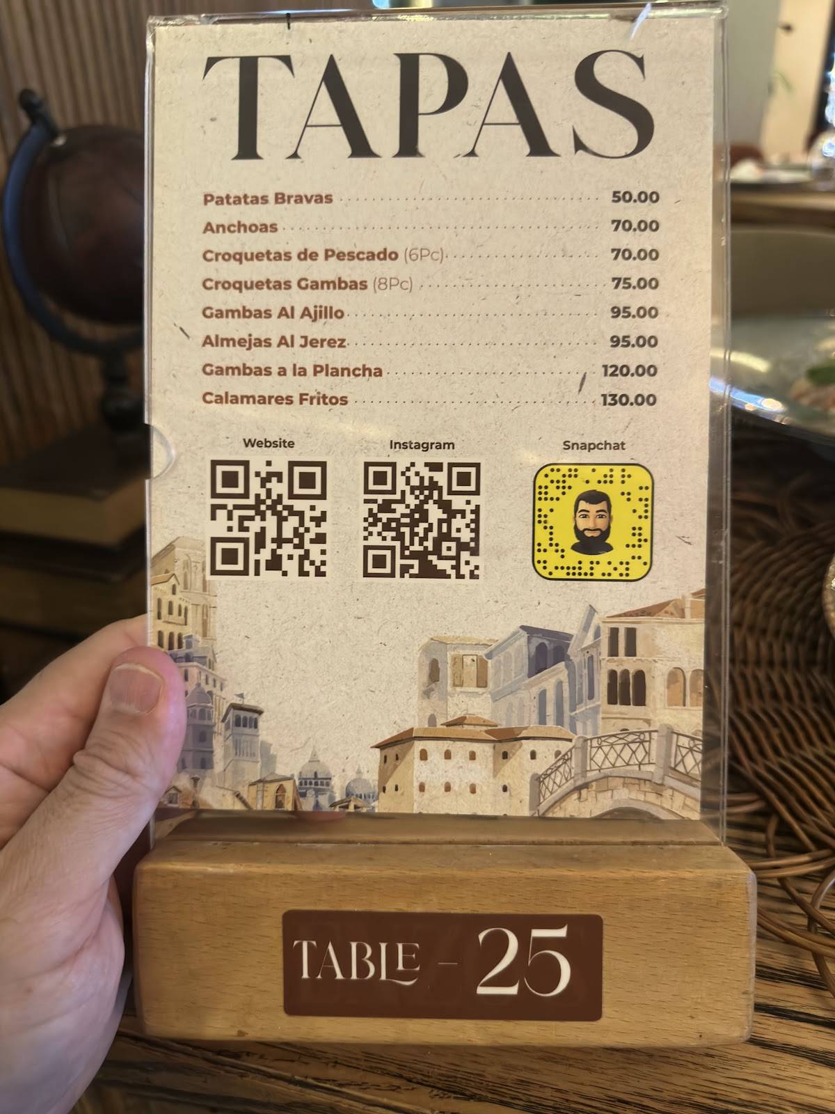 Menu de Enzo's