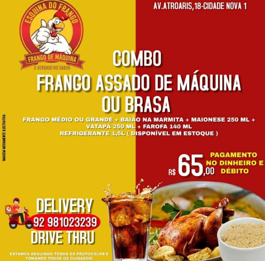 Esquina do Frango cardápio