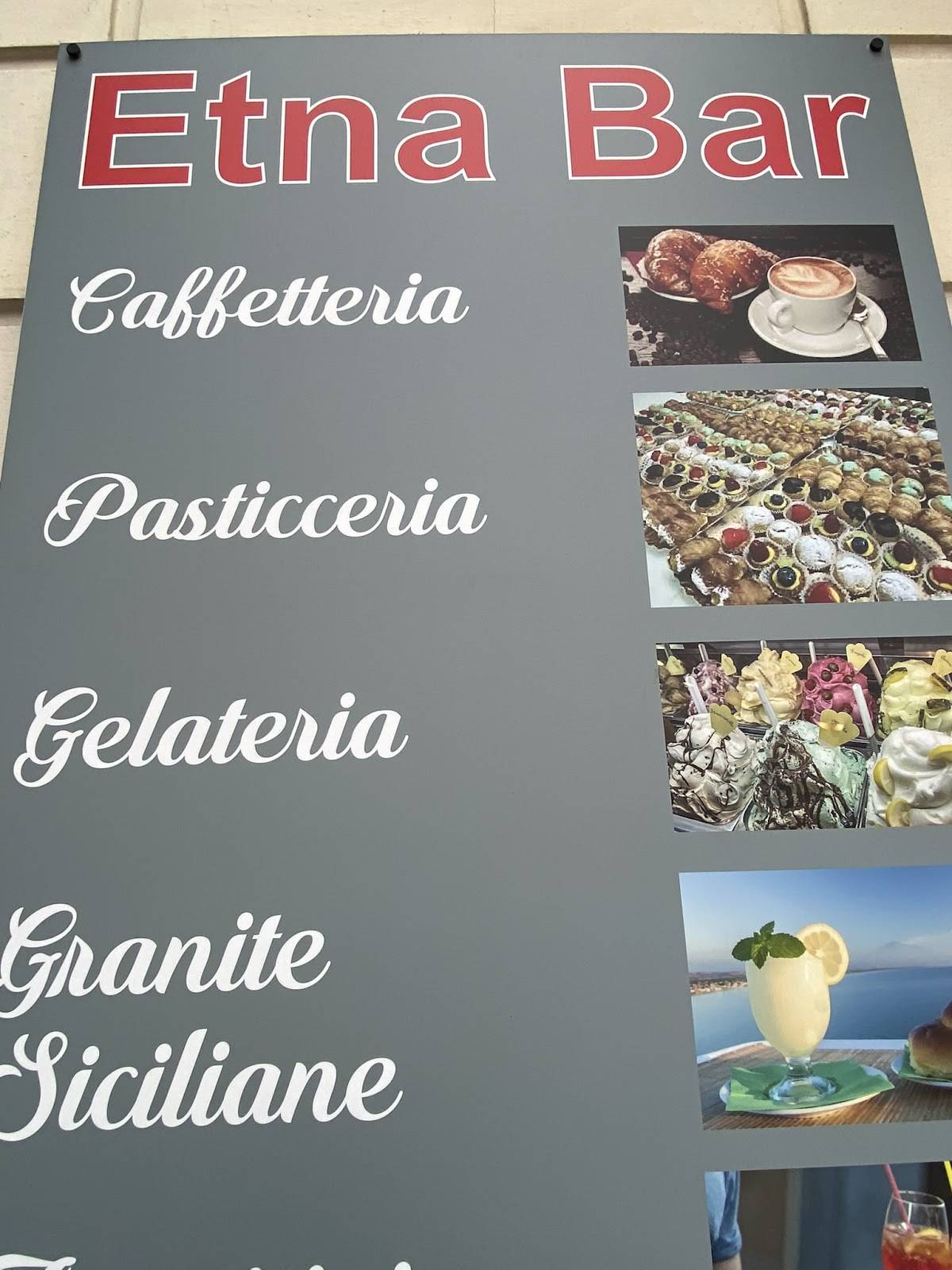 Menu di Etna Bar 