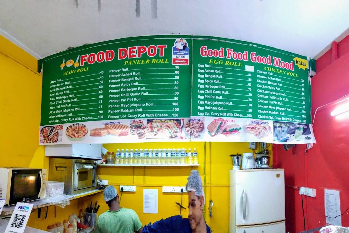 FOOD depot menu