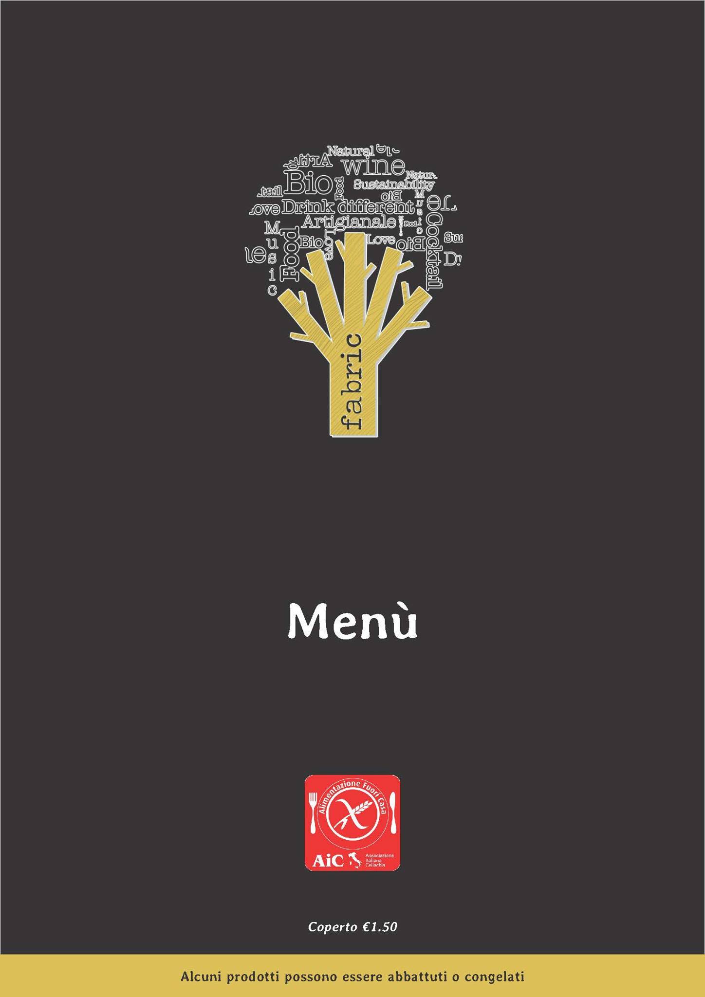 Menu di Fabric 