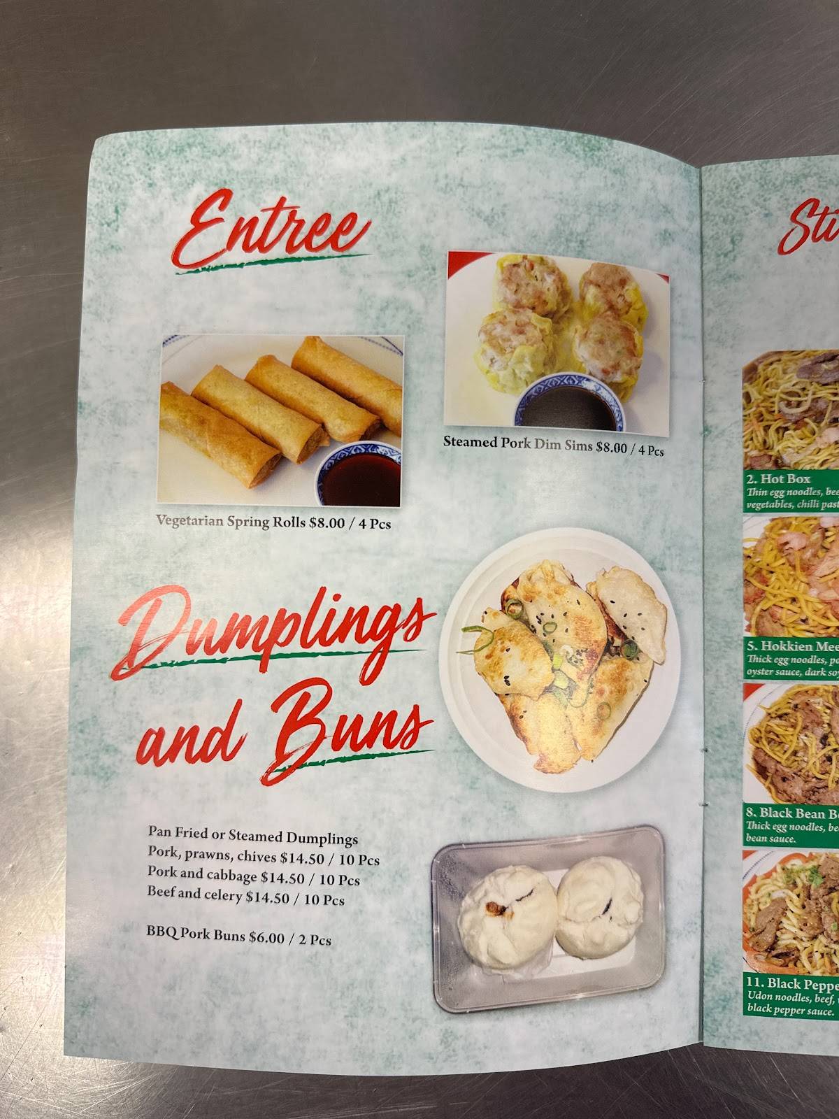 Menu at Healthy Noodle Kingaroy fast food, Kingaroy
