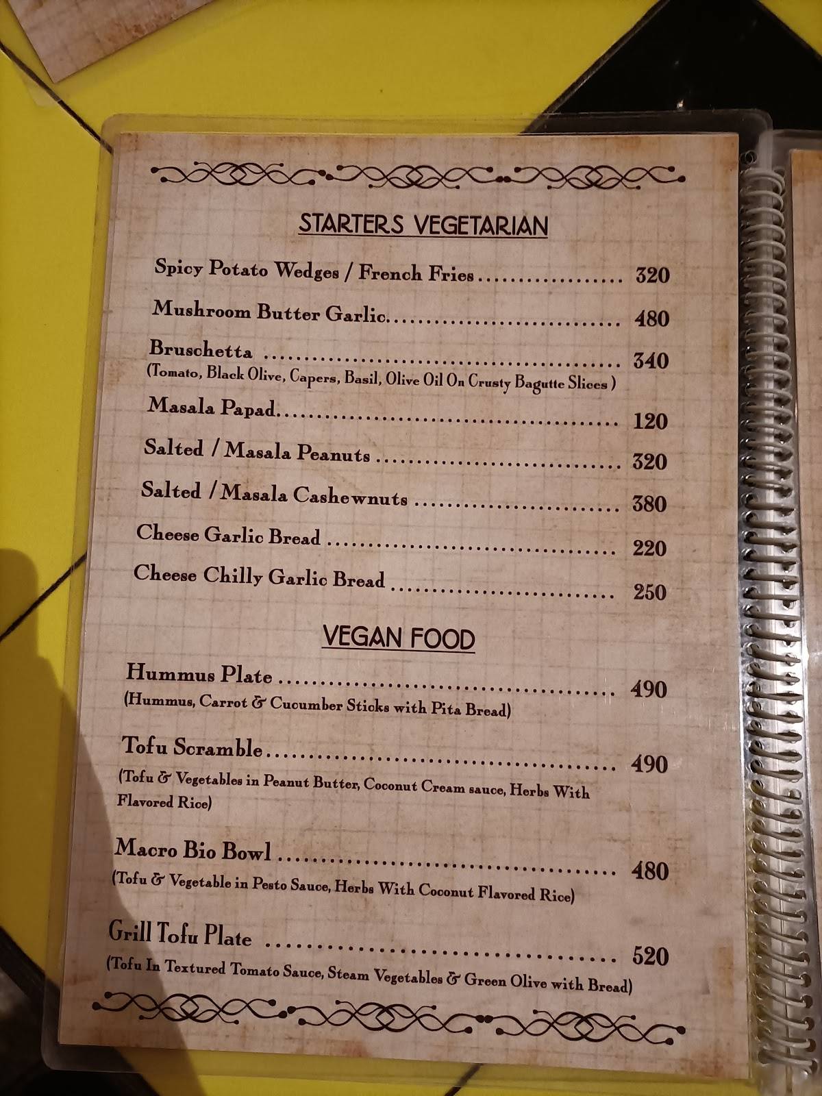 Fat Fish menu