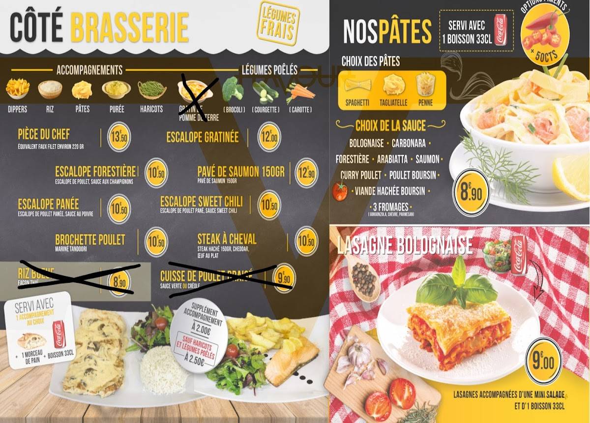 Menu de Le Flavour Colombes