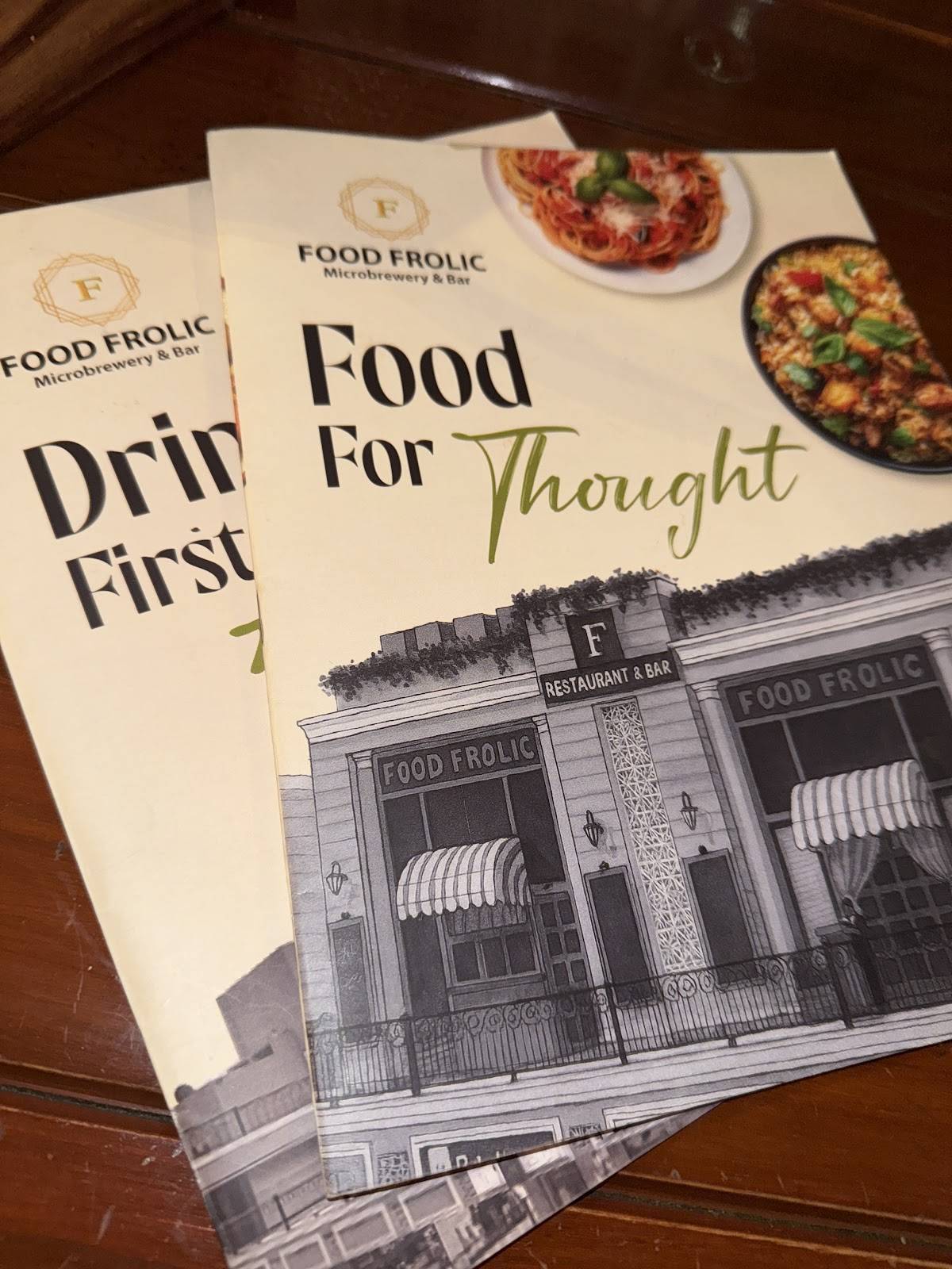 Food Frolic - Microbrewery & Bar menu
