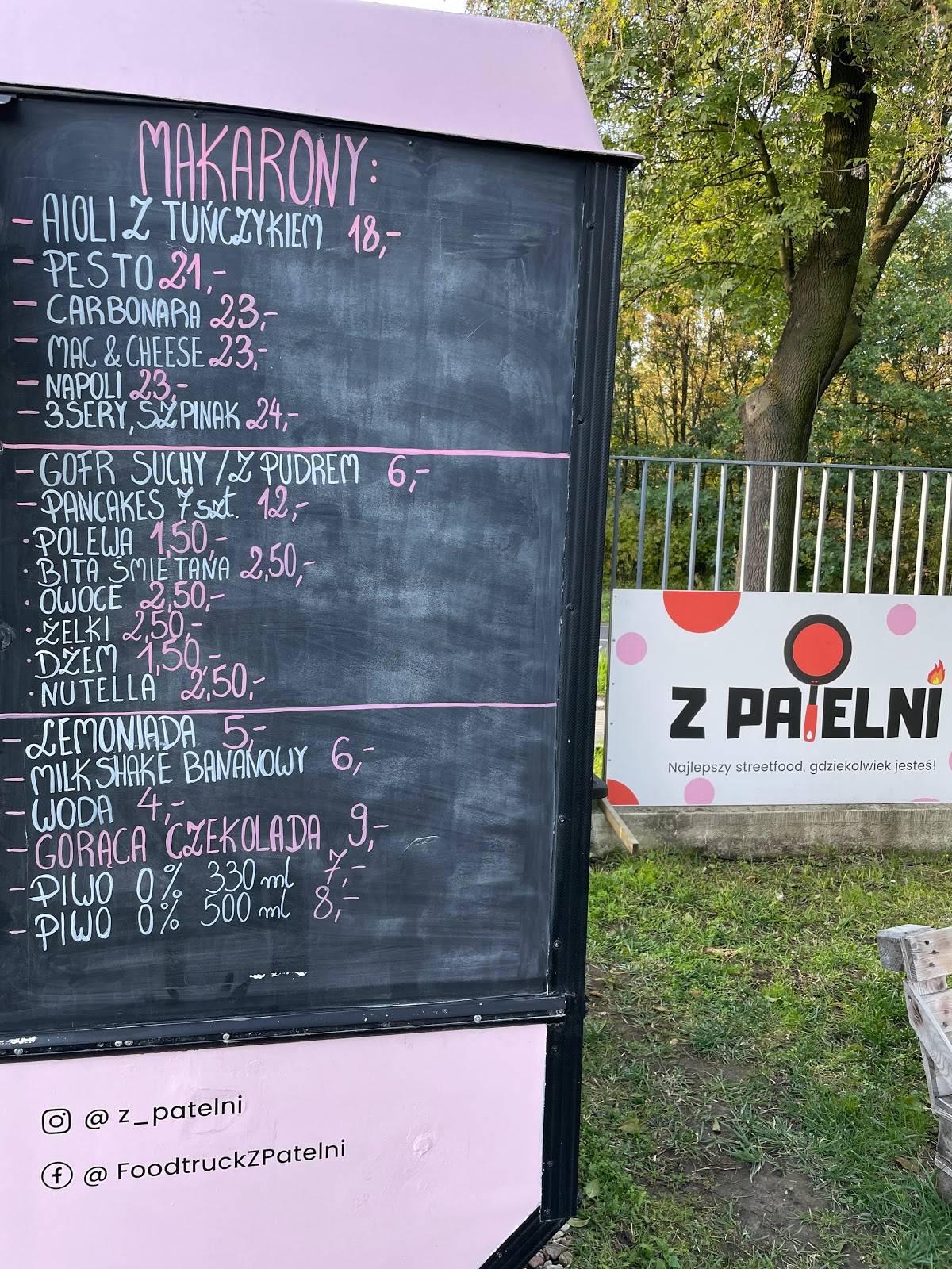 Menu At Restauracja Food Truck Z Patelni Restaurant Legnica