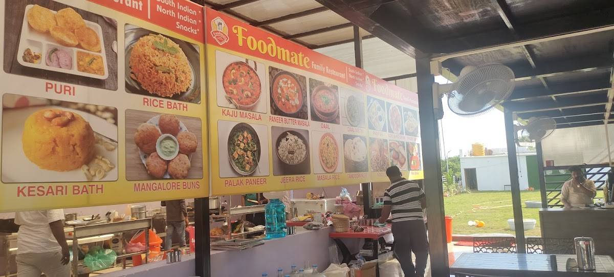Food Mate Hotel menu