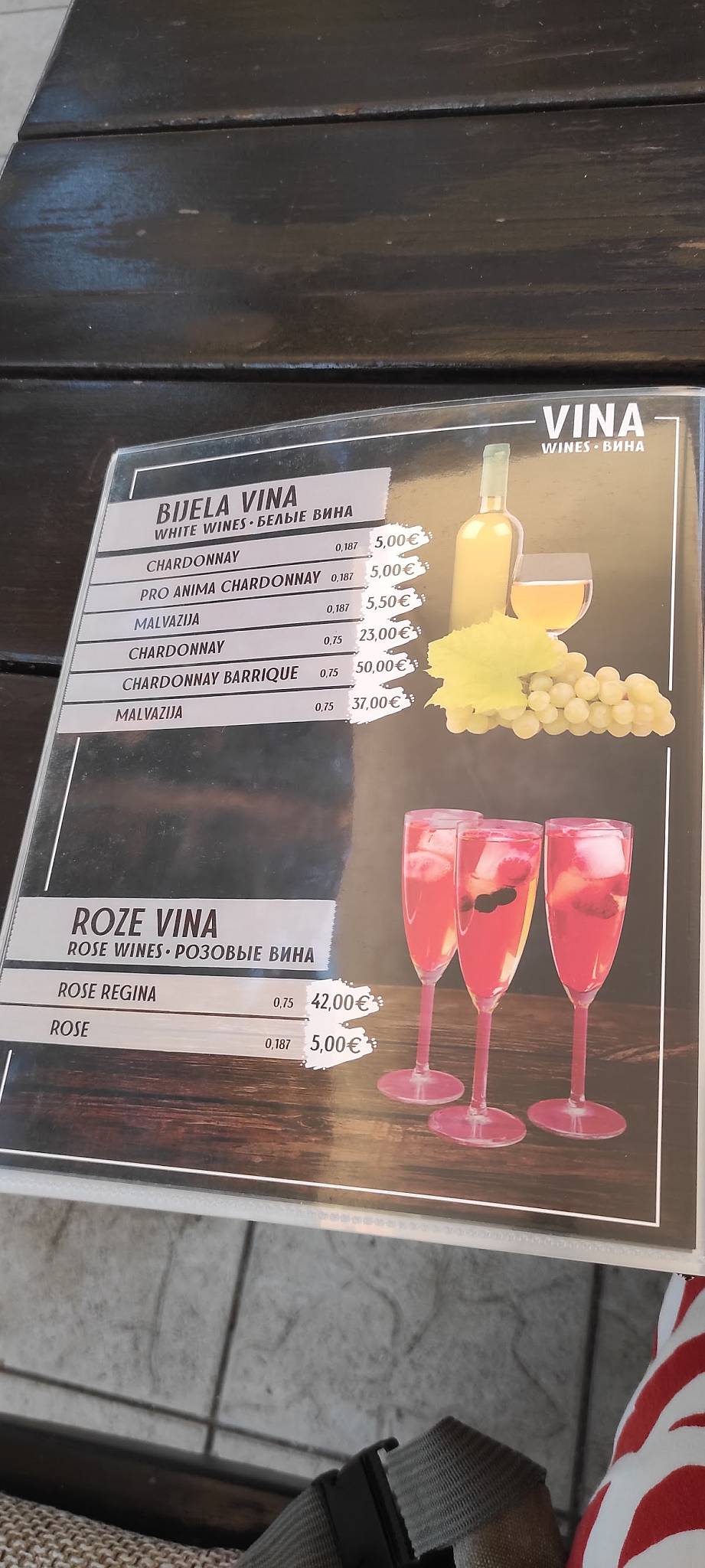 Menu de Forest