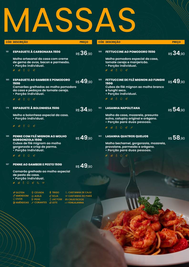 Nalu Pizzas Cocó cardápio