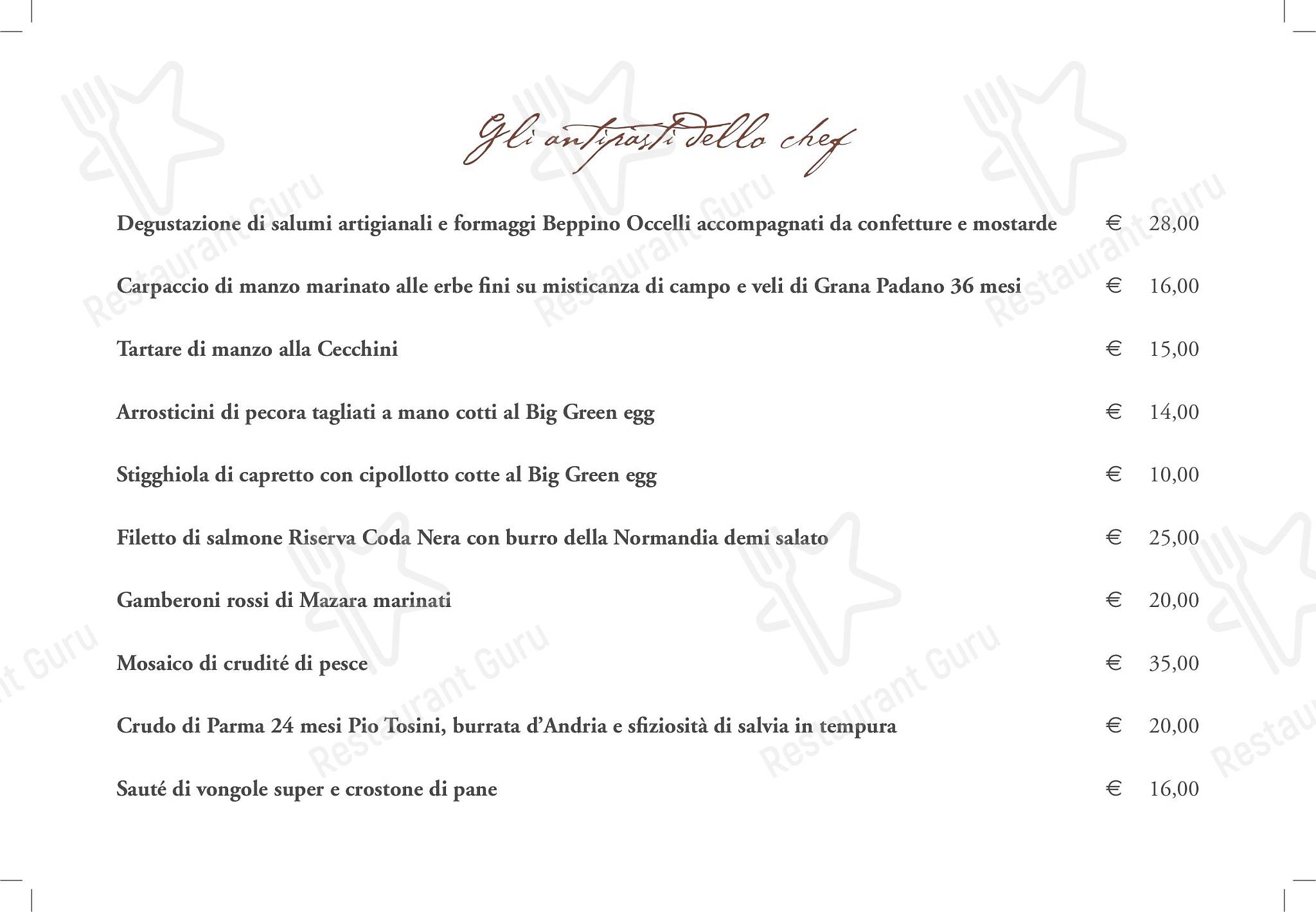 菜单 per Foscolo Tre pizzeria