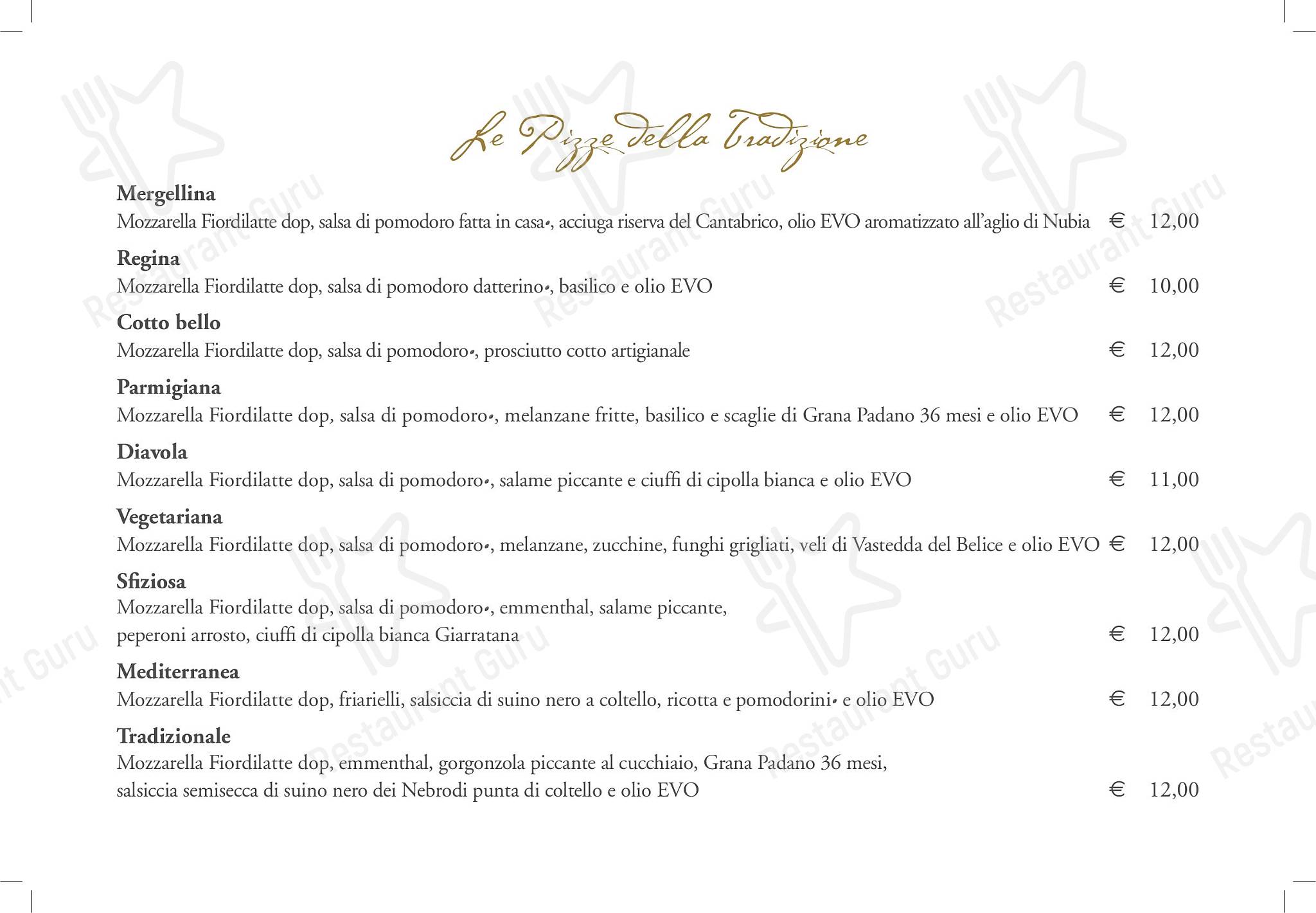 Menu di Foscolo Tre - 菜单