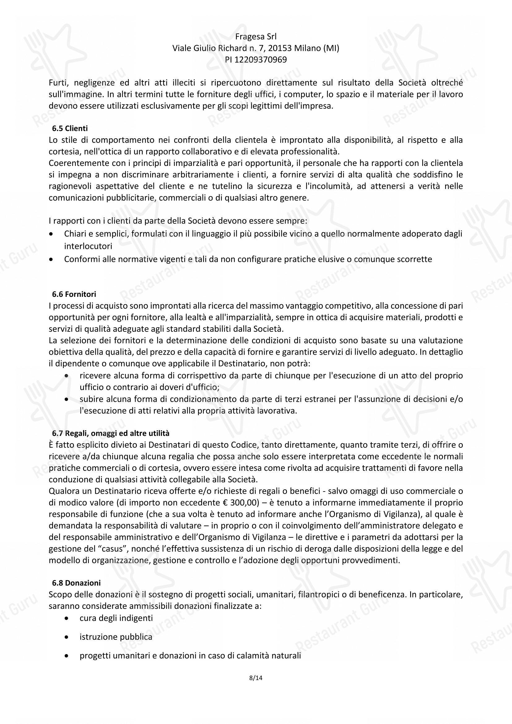 Menu per Pizzeria Frà Diavolo pizzeria