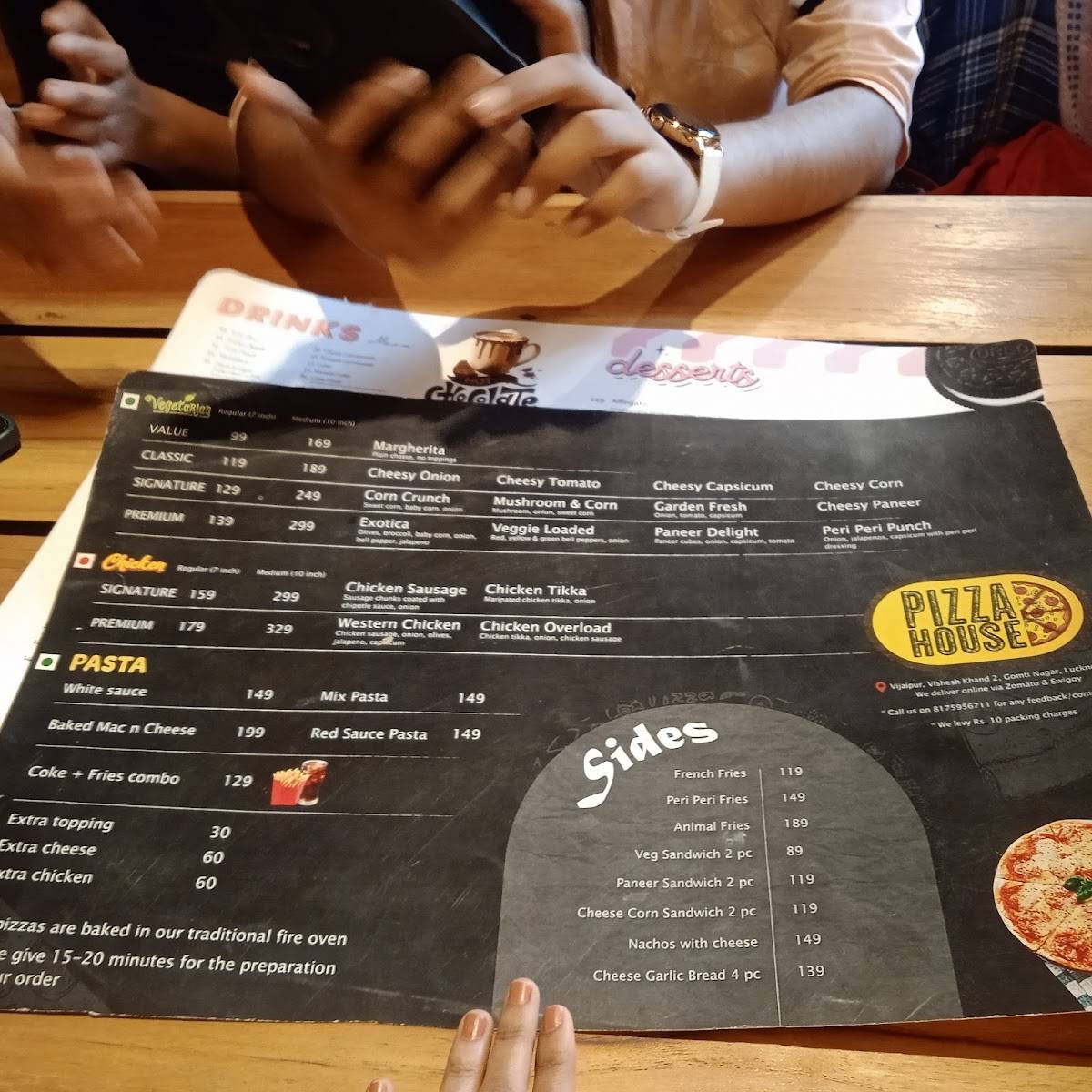 Free Spirit menu
