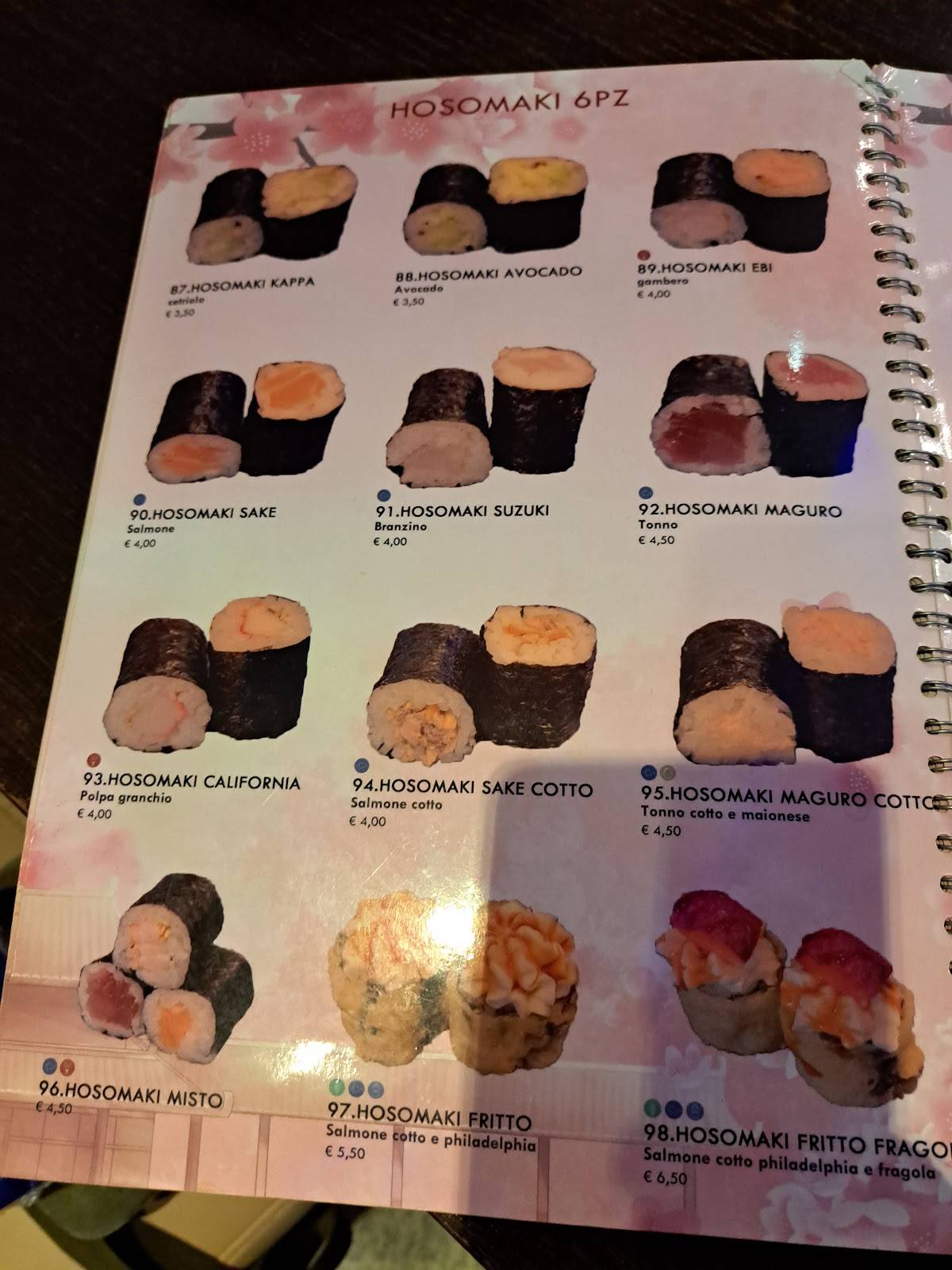 Menu di Ristorante Fuji 2 