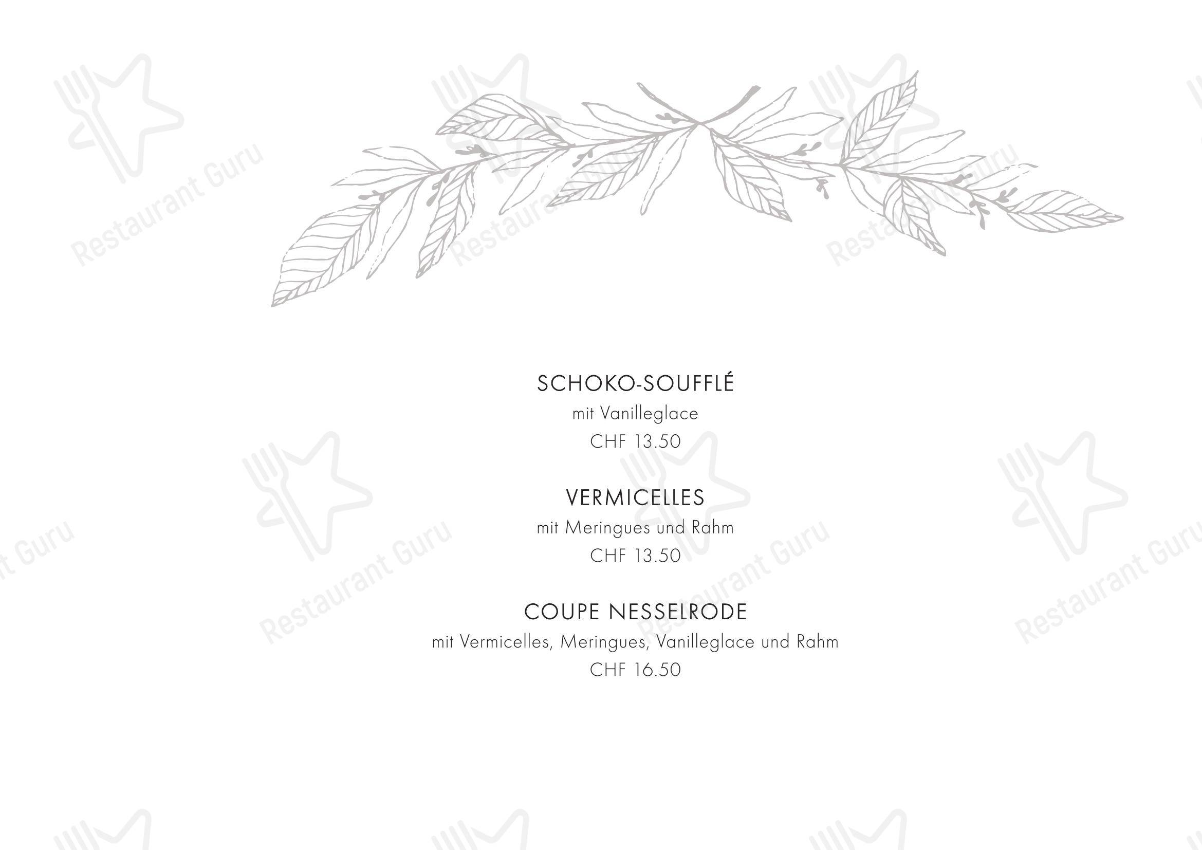 Основное меню per Gasthaus Alp Scheidegg in Wald