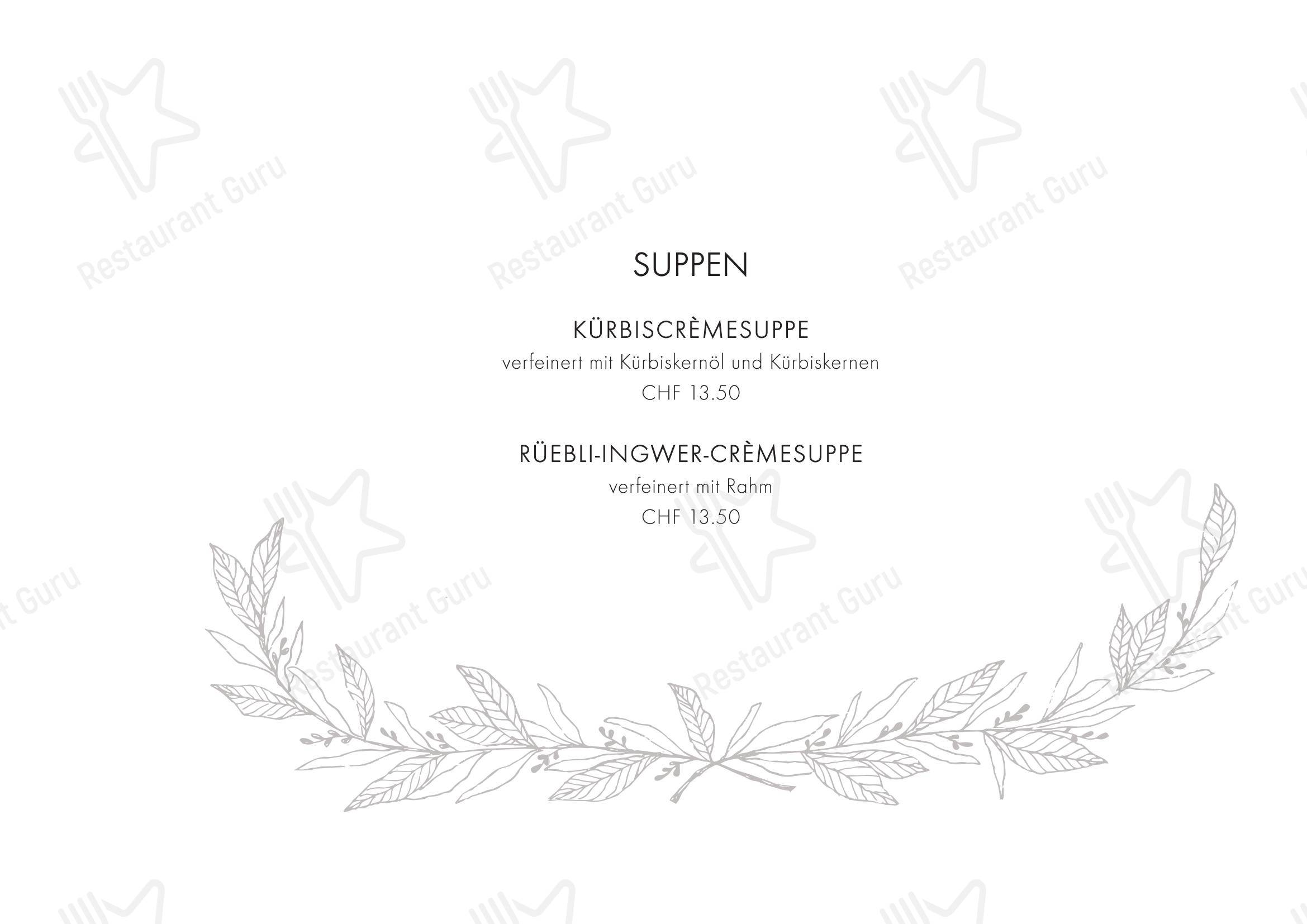 Основное меню per Gasthaus Alp Scheidegg in Wald