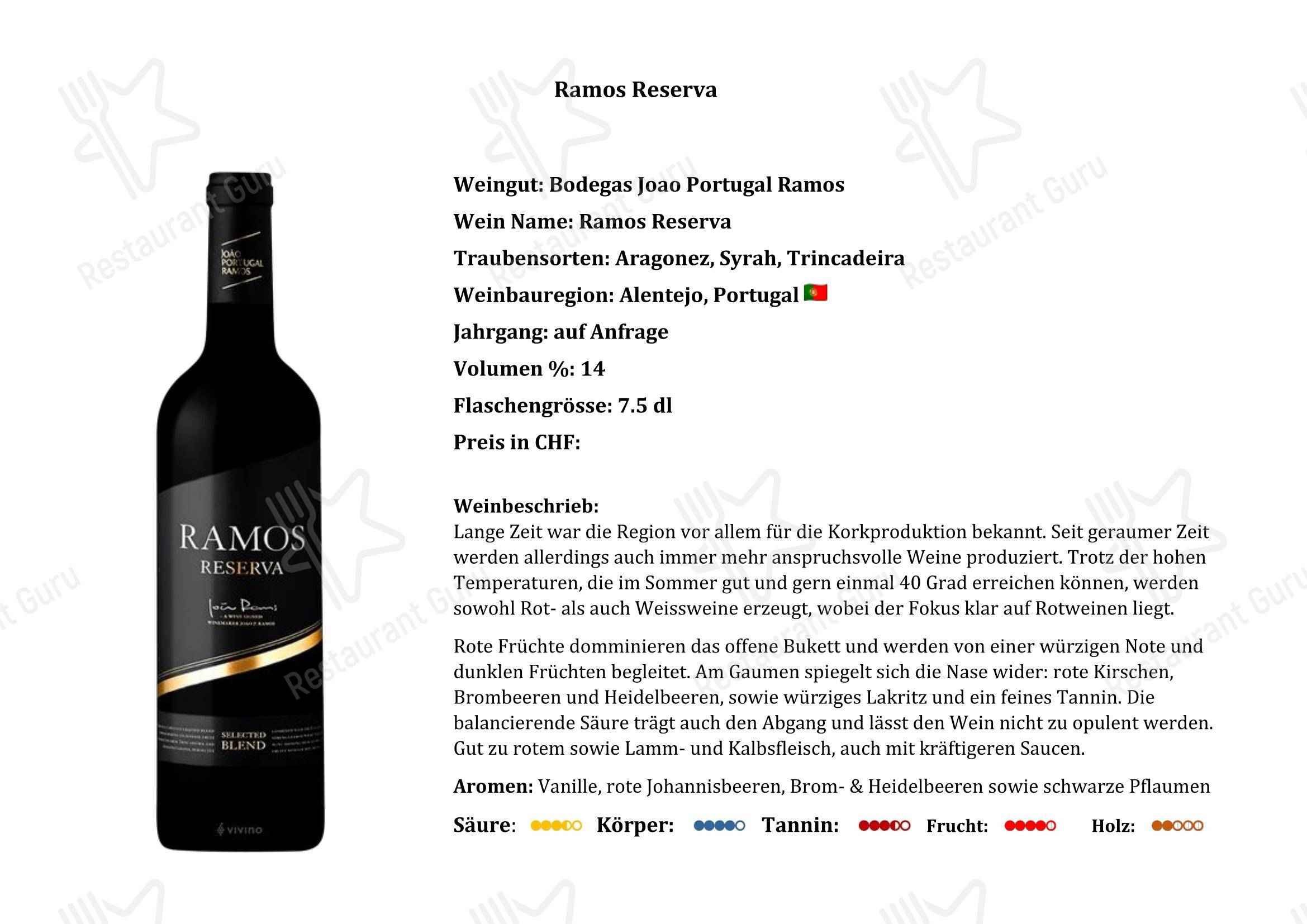 Коктейльная карта per Gasthaus Alp Scheidegg in Wald