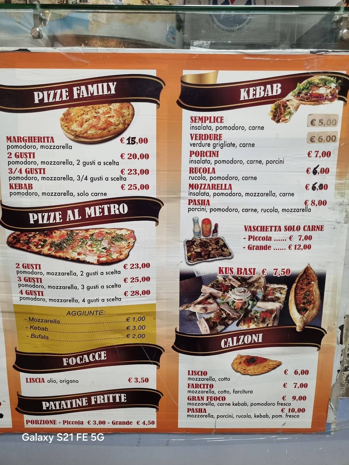 Menu di Gran Fuoco 