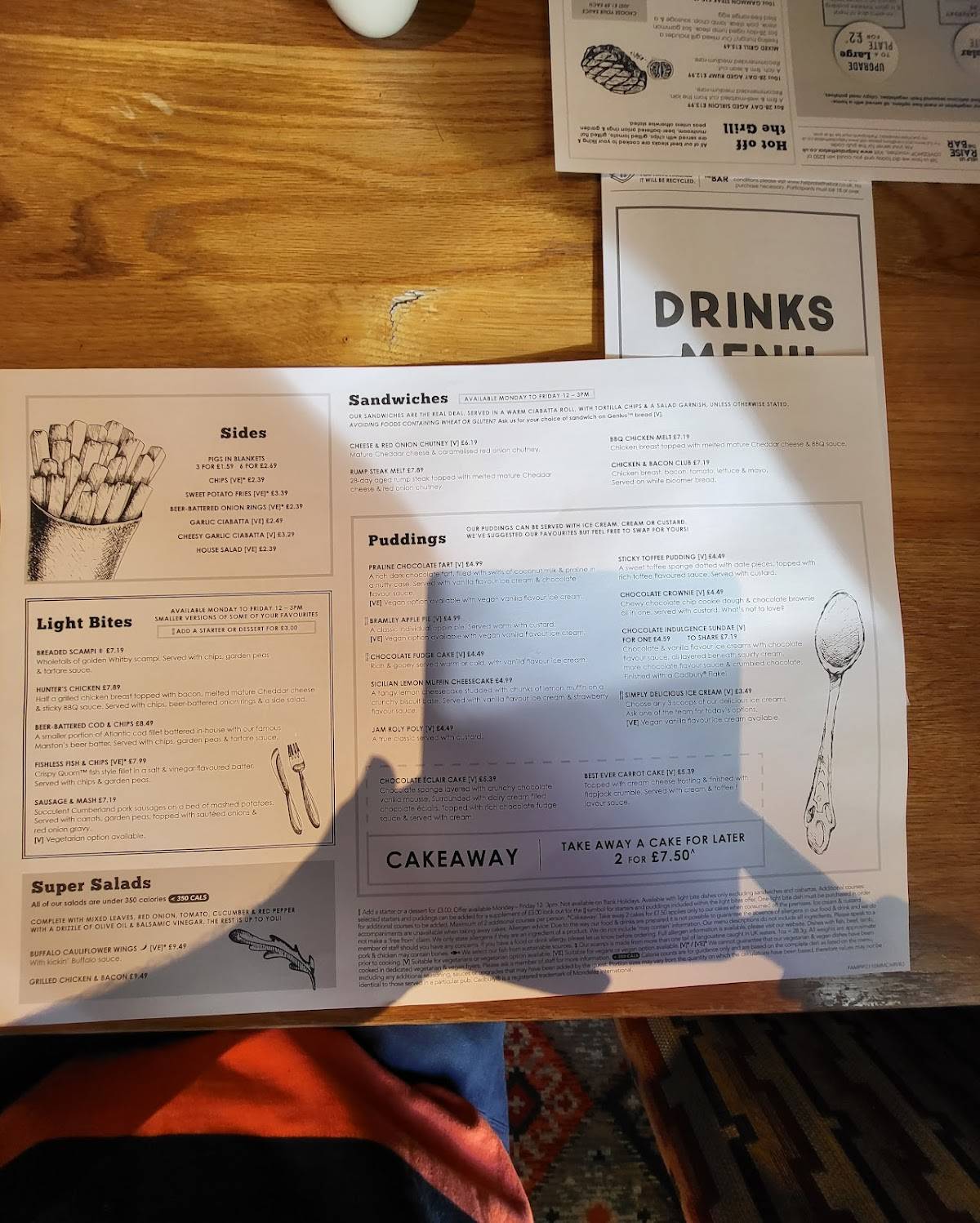 Menu at Greenstone pub & bar, Dereham, Napier Way