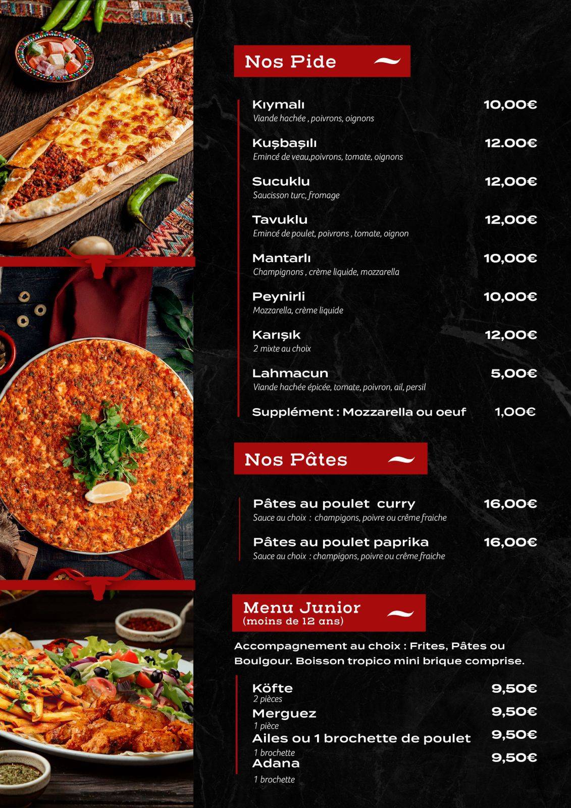 Menu de Grillad’Or