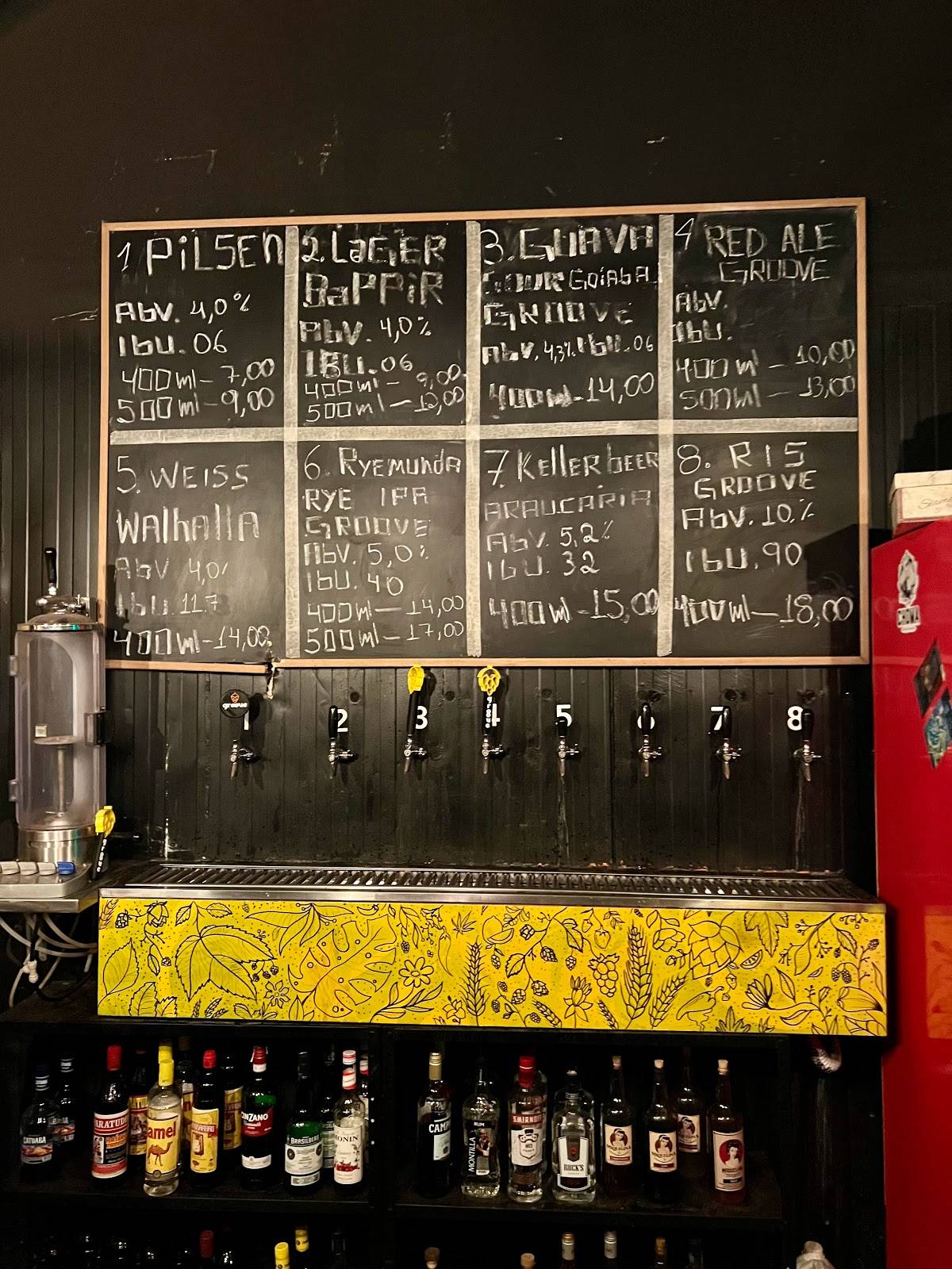 Groove Brew House cardápio