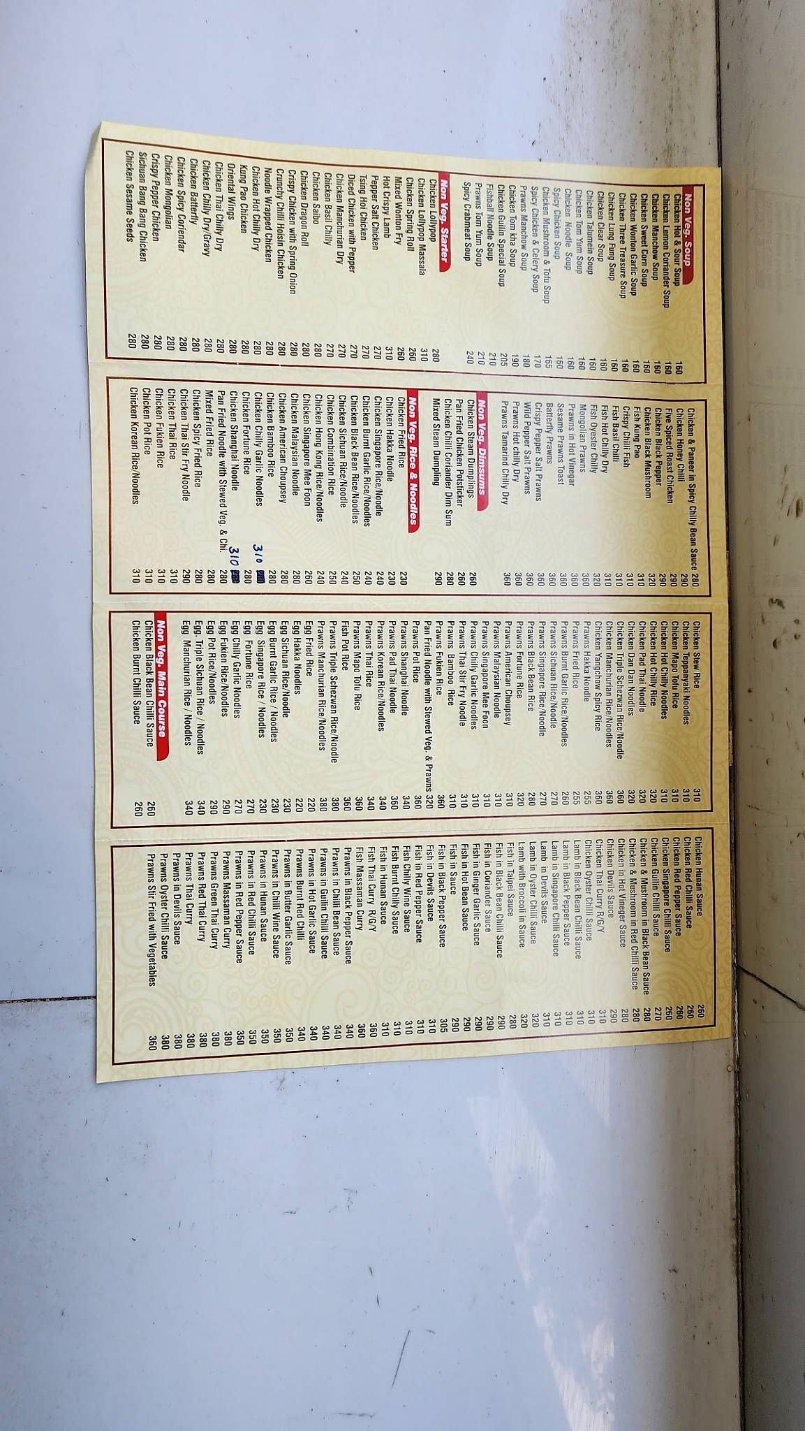 Guilin Chilli Spice menu