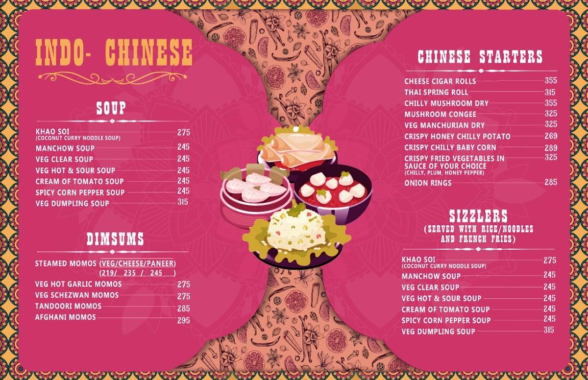 Virasat menu