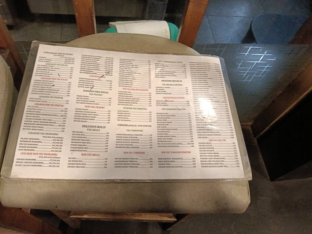 HIT & RUN CHAKALA menu
