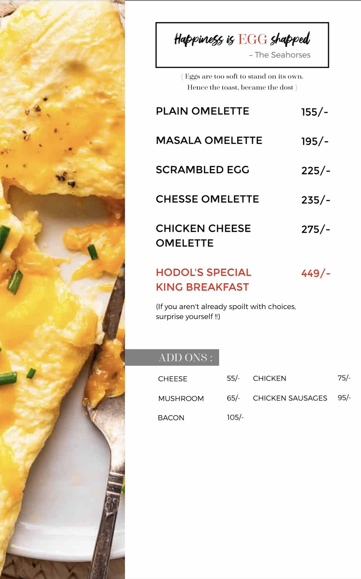 HODOL'S menu