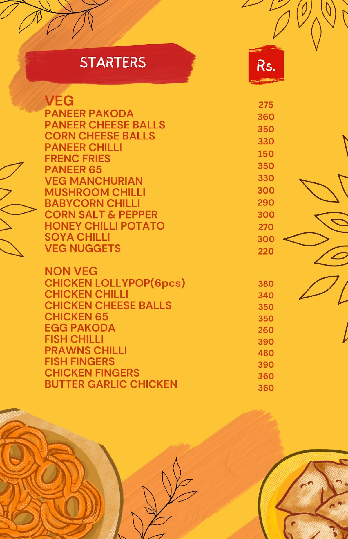 HOT GRILLS menu