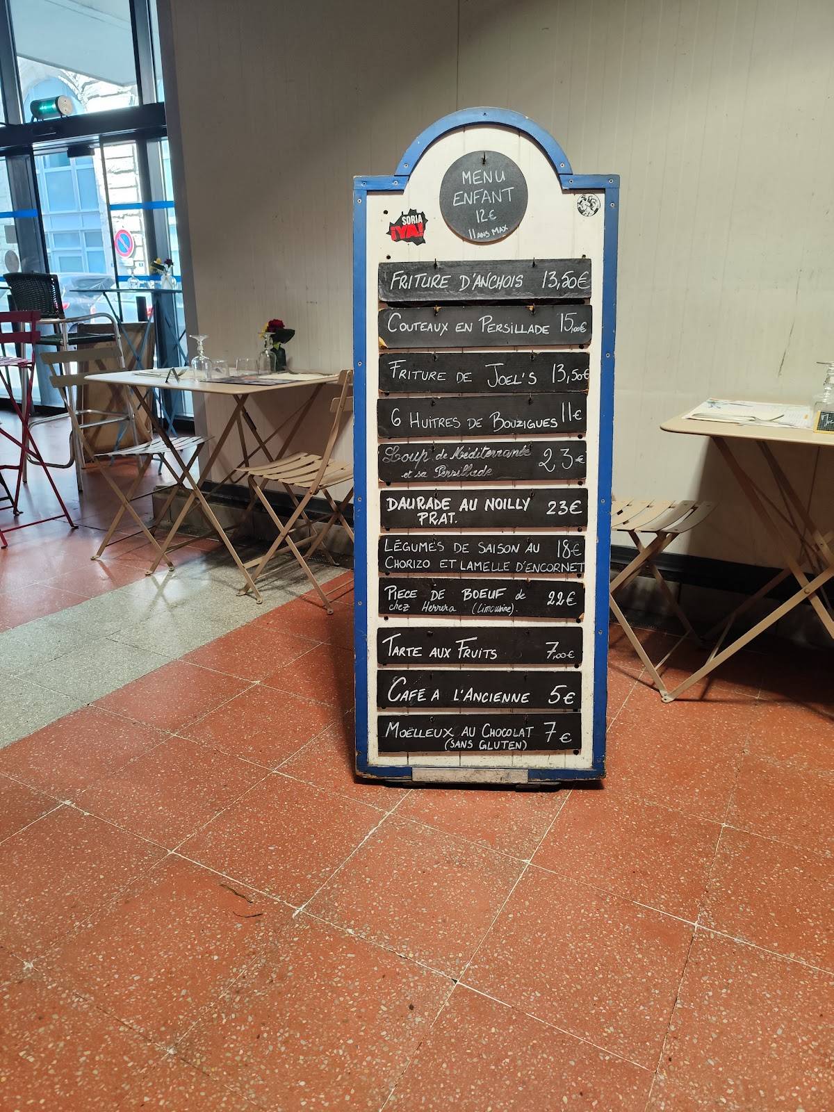 Menu de Halles et Manger